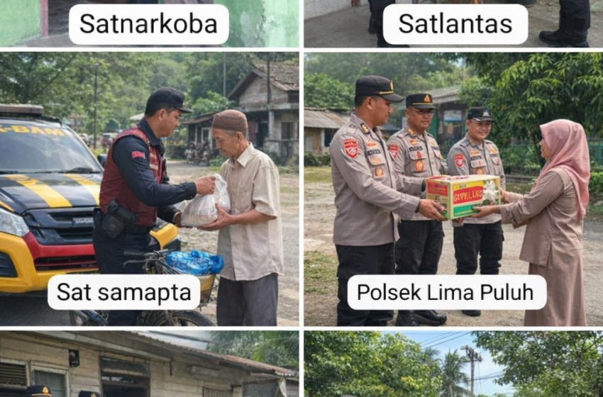  Polres Batu Bara Gelar Jum’at Berkah Serentak, Perkuat Kepedulian Sosial Di Tengah Masyarakat