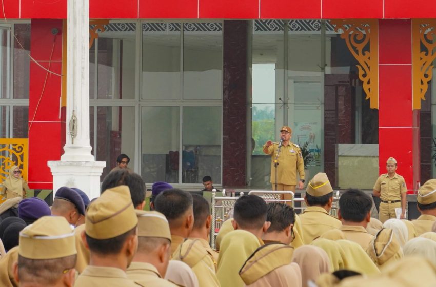  Pimpin Apel Gabungan ASN, Bupati Batu Bara Tekankan Disiplin dan Integritas Pelayanan