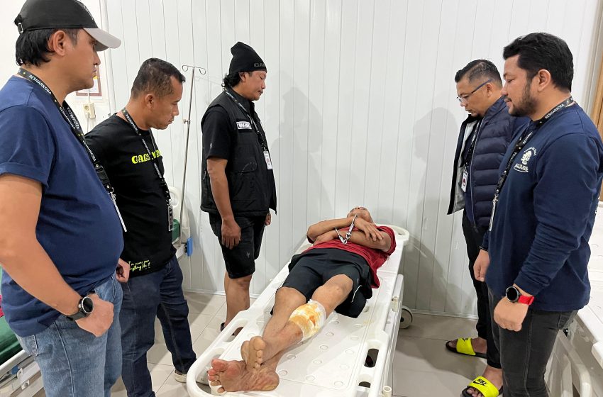  Polrestabes Medan Tembak Seorang Residivis Pengedar Sabu Kawasan Tembung 