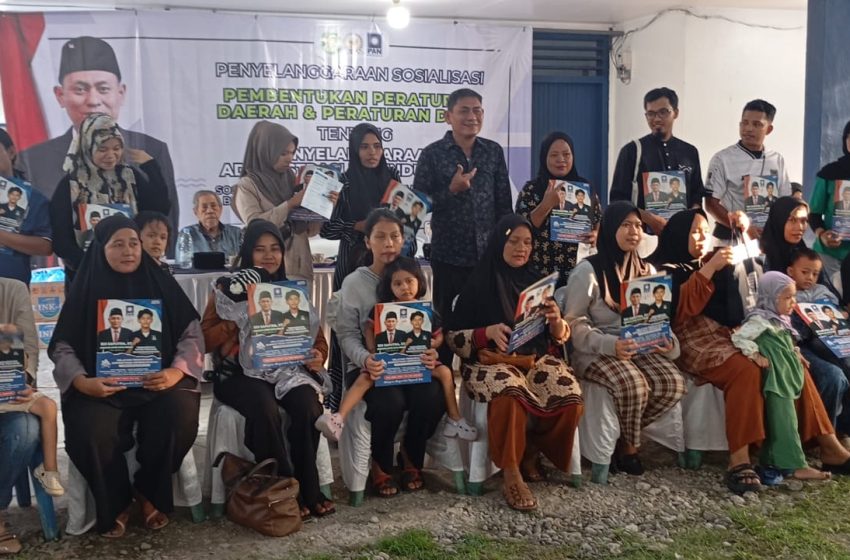 Edi Saputra Sosialisasikan Perda Adminduk : Punya Utang Mekar dan Pelaku Judi Online Tidak Bisa Menerima Bansos