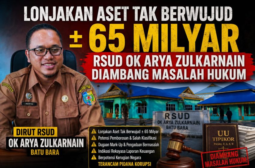  Soroti Lonjakan Aset Tak Berwujud Rp65 Miliar, Aliansi Masyarakat Batu Bara Layangkan Somasi ke Dirut RSUD