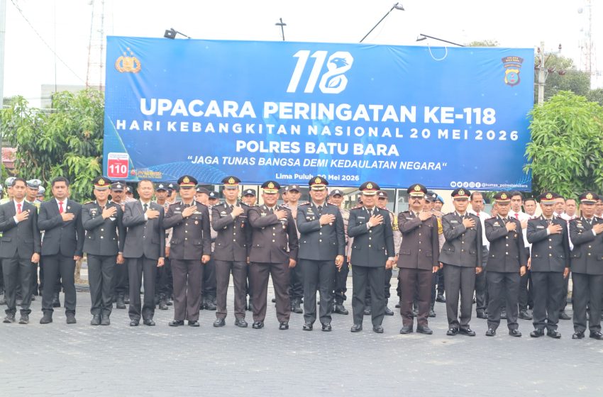  Polres Batu Bara Laksanakan Upacara Peringatan Hari Kebangkitan Nasional ke-118 Tahun 2026