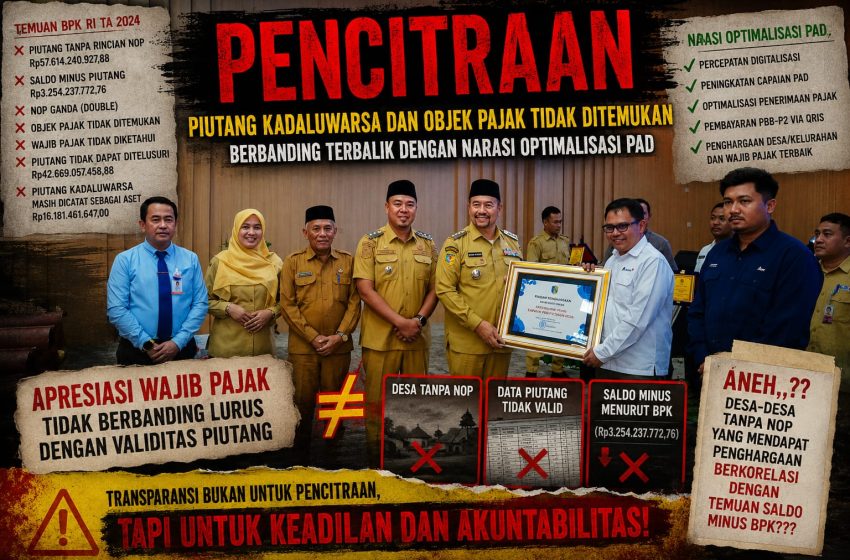  “Pencitraan” Digitalisasi PBB-P2 Batu Bara Disorot: Temuan BPK Ungkap Piutang Tak Jelas Hingga Rp42,6 Miliar