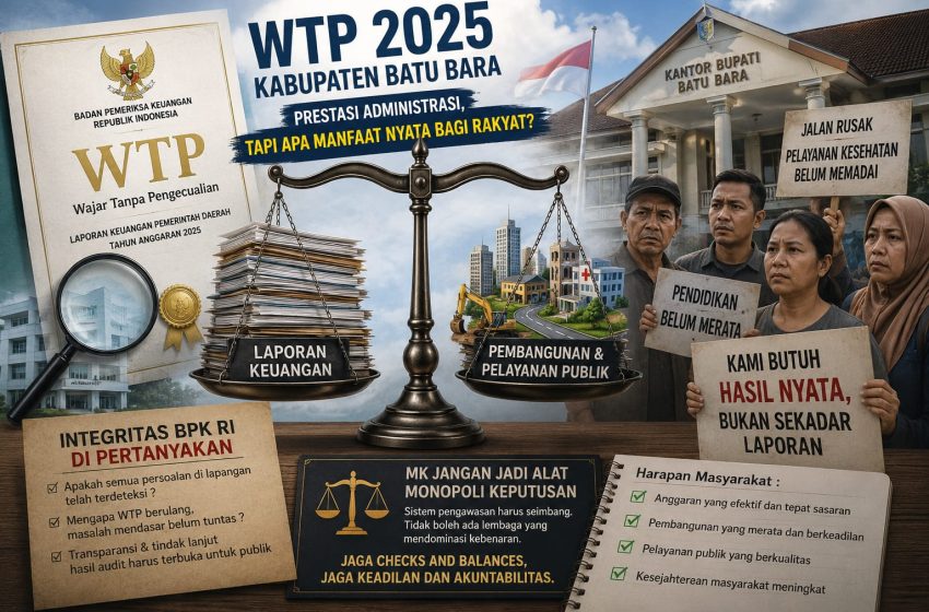  Raih Opini WTP 2025, Masyarakat Pertanyakan Dampak Nyata bagi Batu Bara
