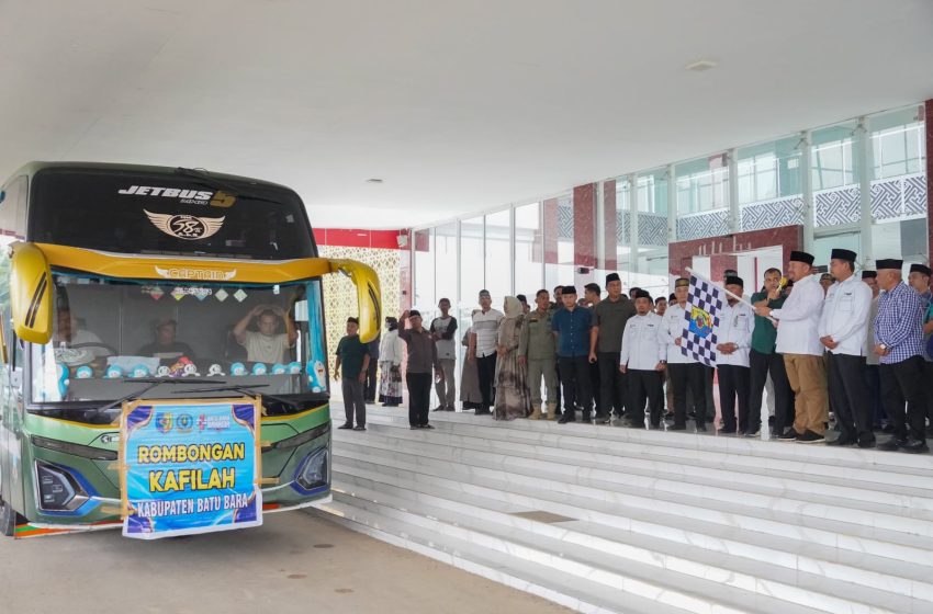  Bupati Batu Bara Lepas Kafilah MTQ ke-40 Tingkat Provinsi Sumatera Utara, Targetkan Kembali Kejayaan Qori dan Qoriah