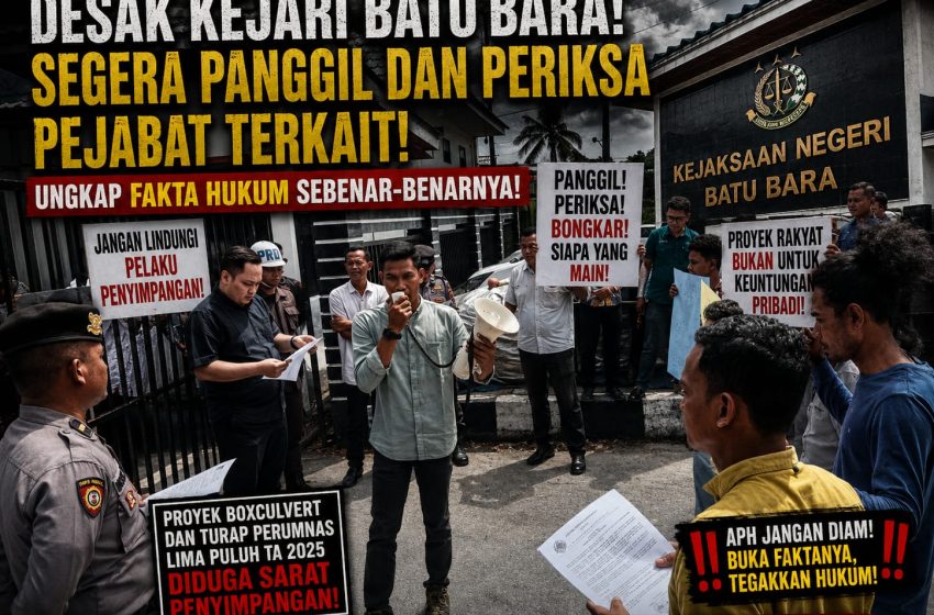  JILID II — FPBB Desak APH Buka Dugaan Penyimpangan Proyek Box Culvert–Turap Perumnas Lima Puluh: Judul Pekerjaan dan Realisasi Diduga Tidak Sinkron
