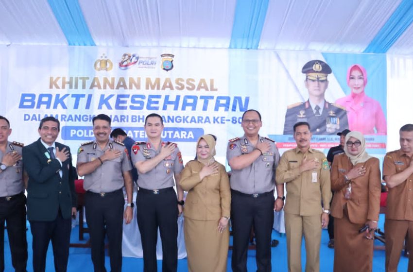  Kapolres Langkat Dukung Sukses Bakti Kesehatan Polda Sumut, Ribuan Masyarakat Antusias Ikuti Pelayanan Gratis