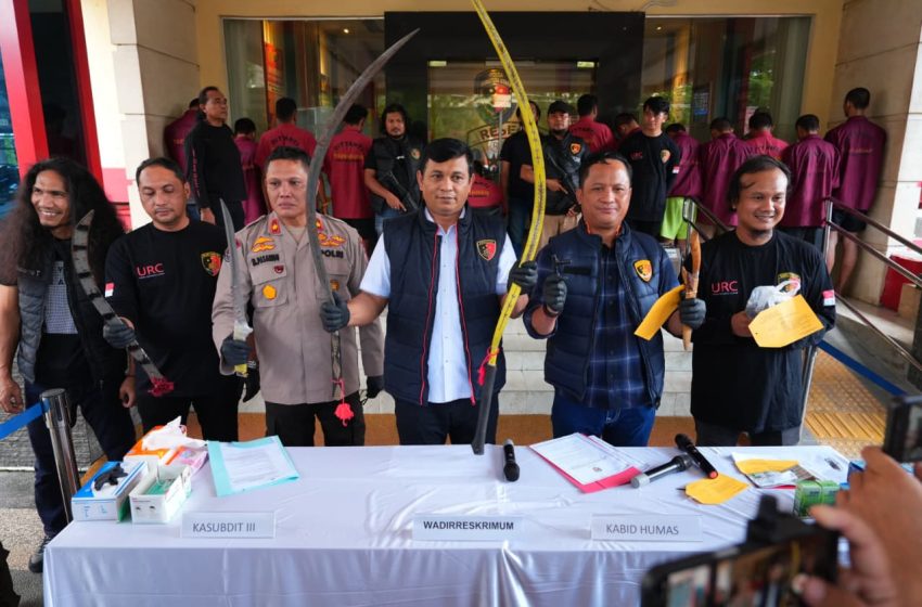  Polda Sumut Tangkap 7 Anggota Komplotan Begal Geng Motor, Beraksi di Lebih dari 25 TKP