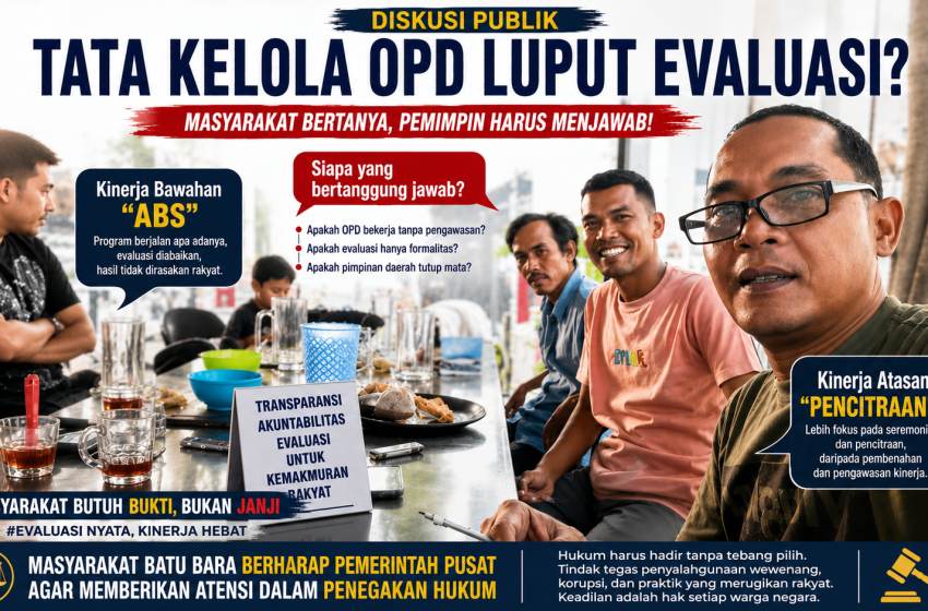  Ampera : Tata Kelola Pemerintahan Kabupaten Batu Bara Dituntut Lebih Terbuka, Responsif, Orientasi Hasil dan Bukan “Pencitraan”