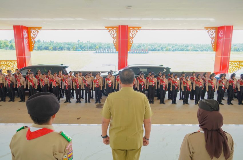  Bupati Batu Bara Lepas Kontingen Jambore Daerah Sumatera Utara XI Tahun 2026