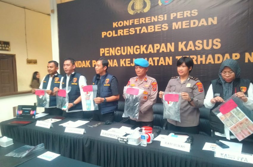  Polrestabes Medan Ringkus Dua Tersangka Wanita Suruh Korban Lompat Bunuh Diri di Apartemen Sky View Selayang