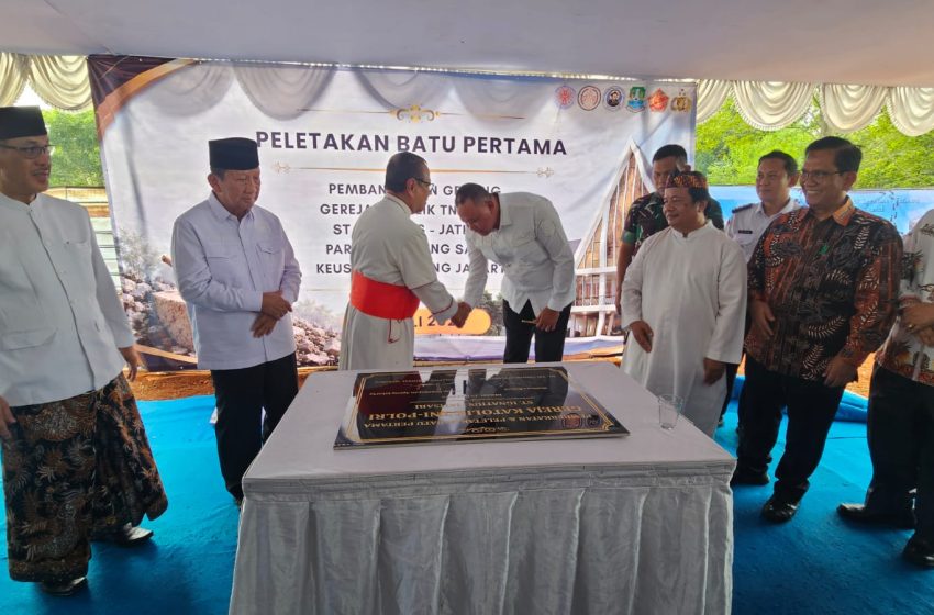  Kardinal Suharyo Pimpin Peletakan Batu Pertama Gereja TNI-Polri St. Ignatius Jatisari