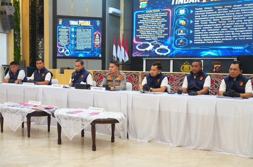  Ditressiber Polda Sumut Ungkap Sindikat Penipuan Online Berkedok Lelang Mobil, 4 Pelaku Ditangkap