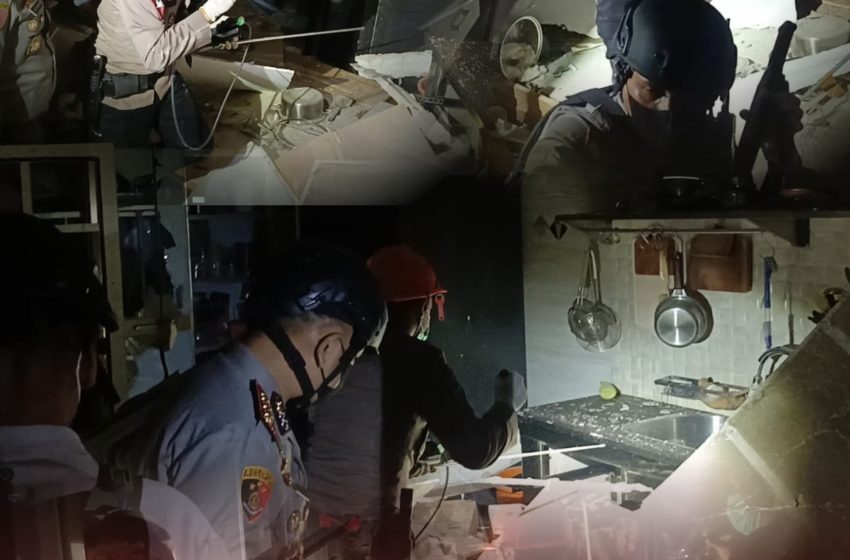  Brimob Polda Sumut Turunkan Tim Jibom, KBR, dan SAR Tangani Ledakan Rumah di Grand Polonia Medan