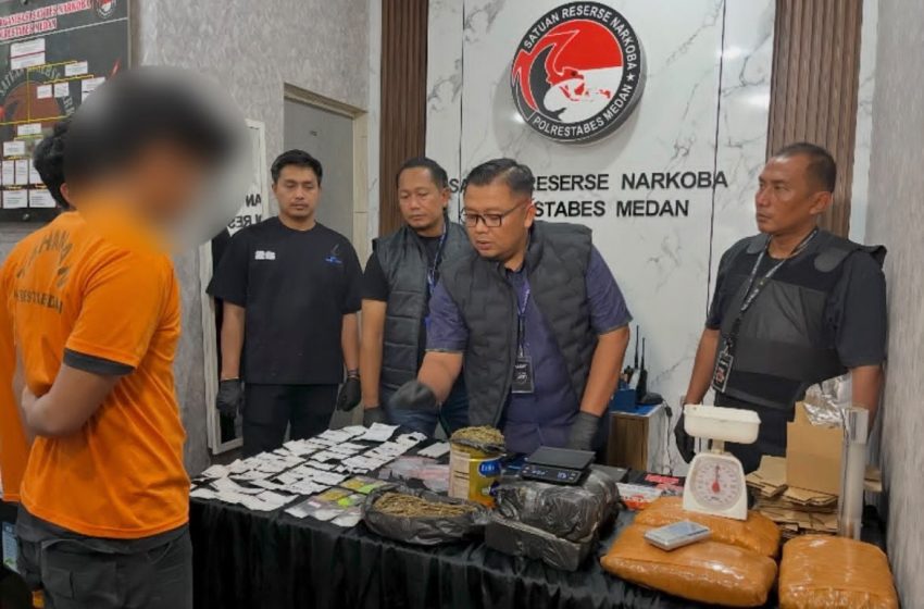  Polisi Tangkap Bandar Narkoba Lintas Provinsi Gunakan Ekspedisi 