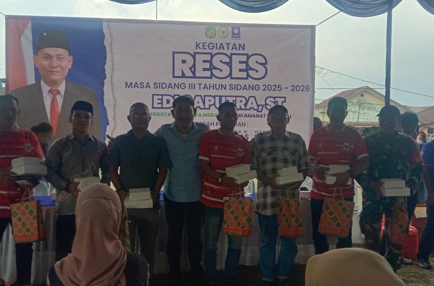  Disampaikan di Kegiatan Reses, Edi Saputra Ajak Warga Jauhi Narkoba, Kejahatan Perbankan dan Judi Online