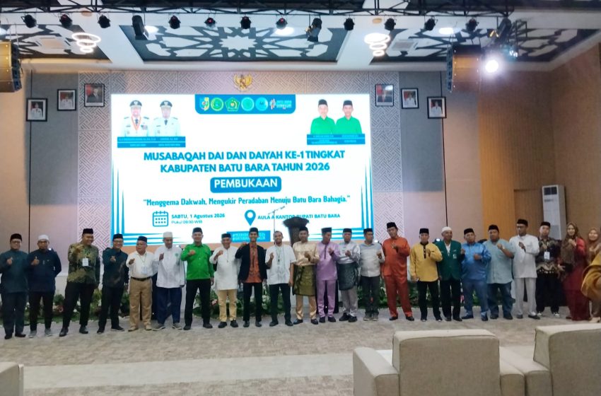  Musabaqah Dai dan Daiyah I Kabupaten Batu Bara Resmi Dibuka, Siapkan Generasi Dakwah Menuju Batu Bara Bahagia