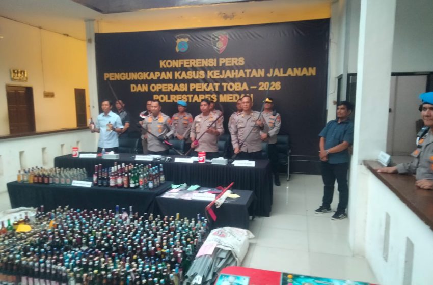  Selama 300 Hari Kerja, Polrestabes Medan Tembak 57 Tersangka Kejahatan Jalanan