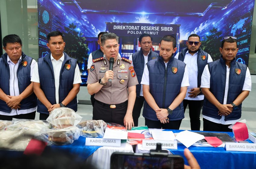  Polda Sumut Bongkar Sindikat Scamming Internasional di Apartemen Medan, Korban Rugi Rp6,7 Miliar