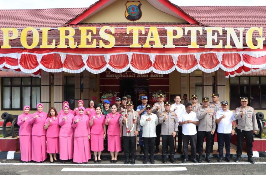  Kunker ke Tapteng, Kapolda Sumut Letakkan Batu Pertama Pembangunan Rusun Polres Tapanuli Tengah