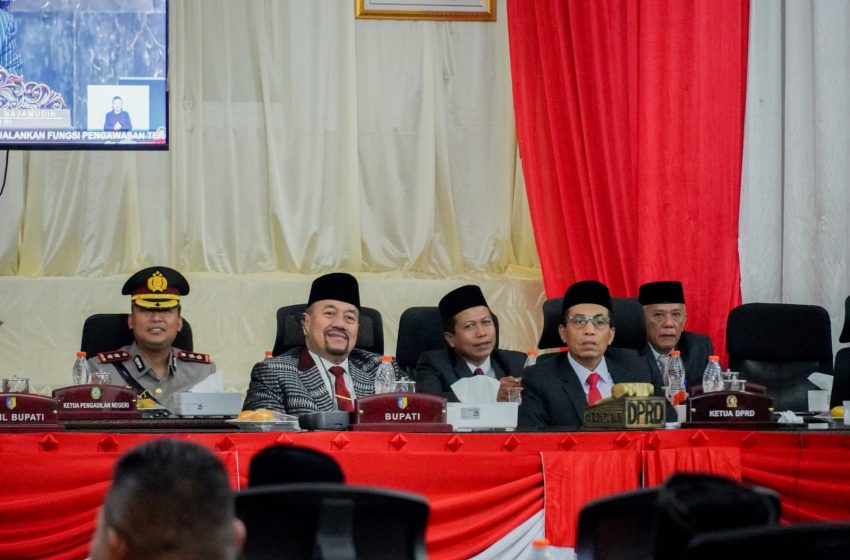  Bupati Batu Bara Hadiri Paripurna Istimewa Pidato Kenegaraan HUT ke-81 Kemerdekaan RI