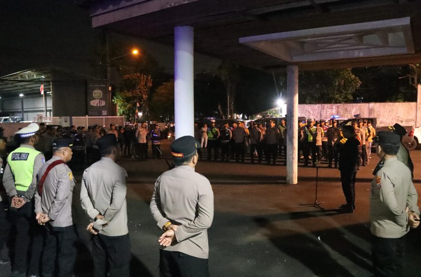  Polrestabes Medan Gelar Apel Malam KRYD, Fokus Patroli di Rayon 2 dan 3