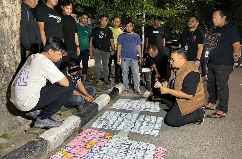  Kado Kemerdekaan Indonesia, Polisi Gagalkan Peredaran Ratusan Vape Narkoba di Jalan Iskandar Muda Medan 