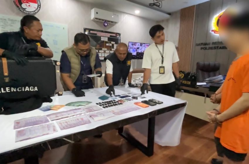  Polisi Ringkus WN Malaysia dan Puluhan Vape Narkoba di Jalan Cemara Mefan 