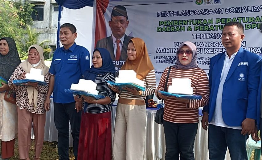  Edi Saputra Sosialisasikan Perda : Jangan Pernah Lalai dan Meminjamkan Adminduk ke Orang Lain