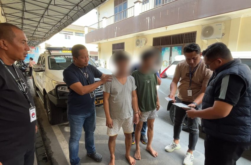  Polisi Gerebek Rumah Narkoba di Jalan Bilal Medan Polonia, 2 Pengedar Sabu Diringkus 