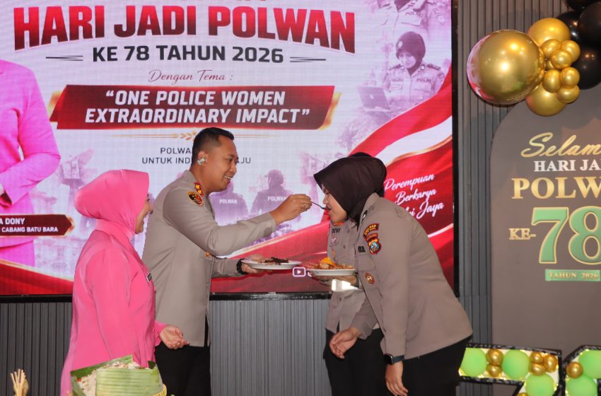  Acara Syukuran Hari Jadi Polwan Ke 78 dan Pelepasan Purna Bakti Polres Batu Bara