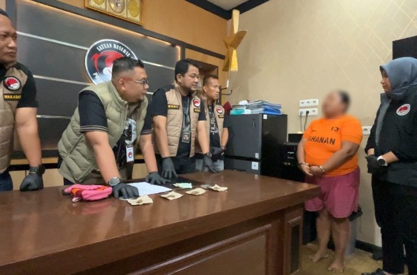  Polisi Ringkus Seorang Wanita Jual Ganja di Jalan Mesjid Taufik Medan 