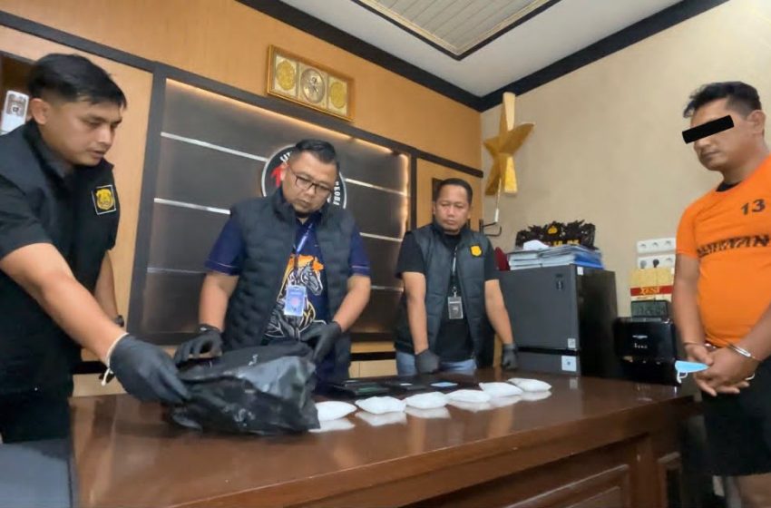  Polisi Tangkap Seorang Warga Pidie Bawa Sabu Ratusan Gram di Travel Medan 