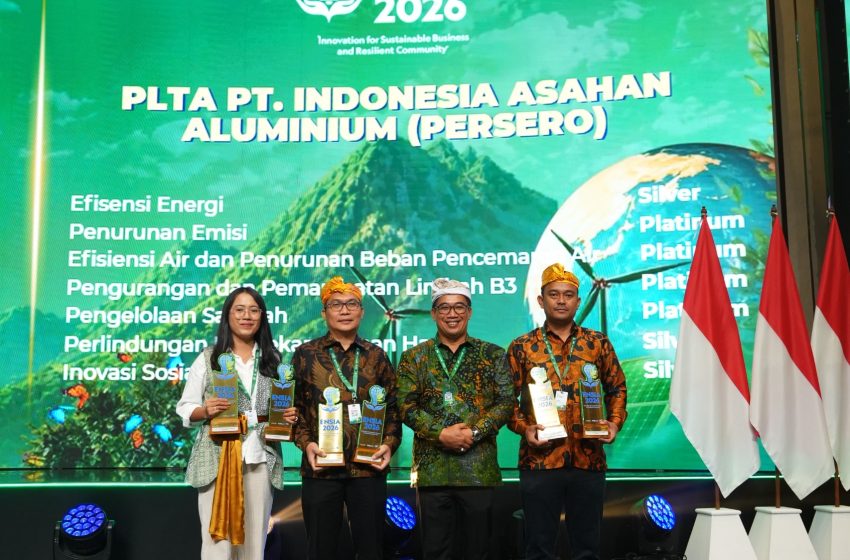  PLTA INALUM Raih 8 Penghargaan ENSIA 2026, Perkuat Praktik Industri Berkelanjutan