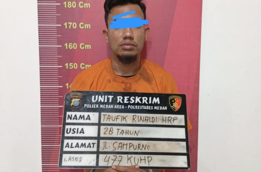  Polsek Medan Area Ringkus Pelaku Spesialis Curi Spion Mobil