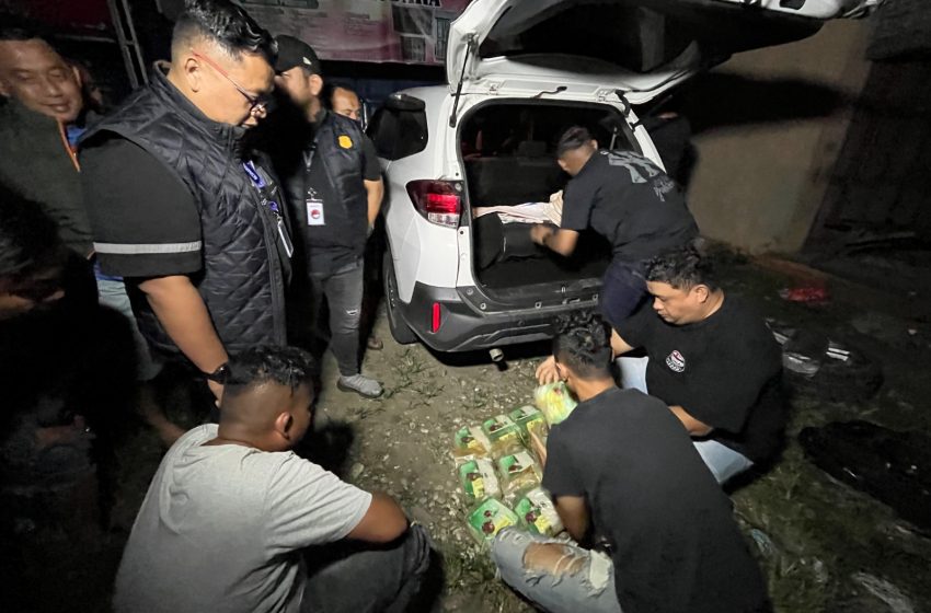  Polrestabes Medan Tabrak Mobil Pengedar 24 Kilogram Sabu di Jalinsum Besitang 