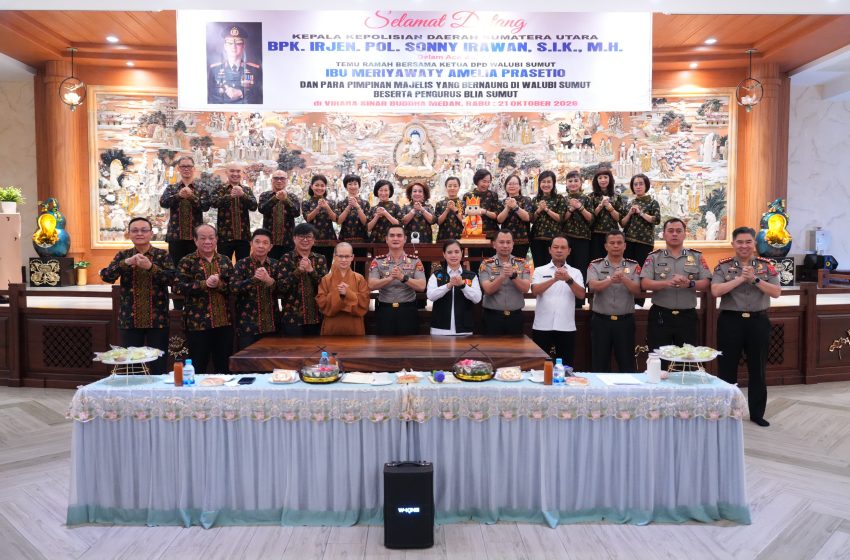  Perkuat Toleransi dan Persatuan, Kapolda Sumut Jalin Silaturahmi dengan WALUBI