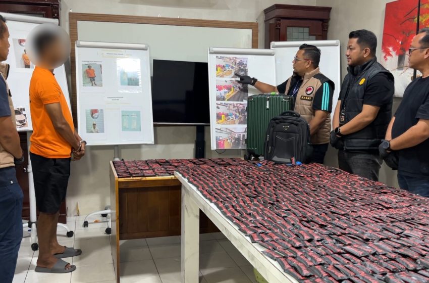  Polrestabes Medan Ringkus Seorang Residivis dan Ribuan Vape Narkoba di Bandar Setia Percut 