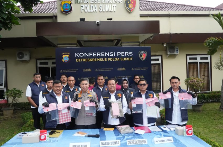  Polda Sumut Ungkap 5 Kasus Penyalahgunaan BBM, 6 Tersangka Diringkus 