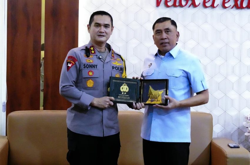  Kapolda Sumut Silaturahmi dengan Kabinda, Perkuat Sinergi Jaga Stabilitas Keamanan