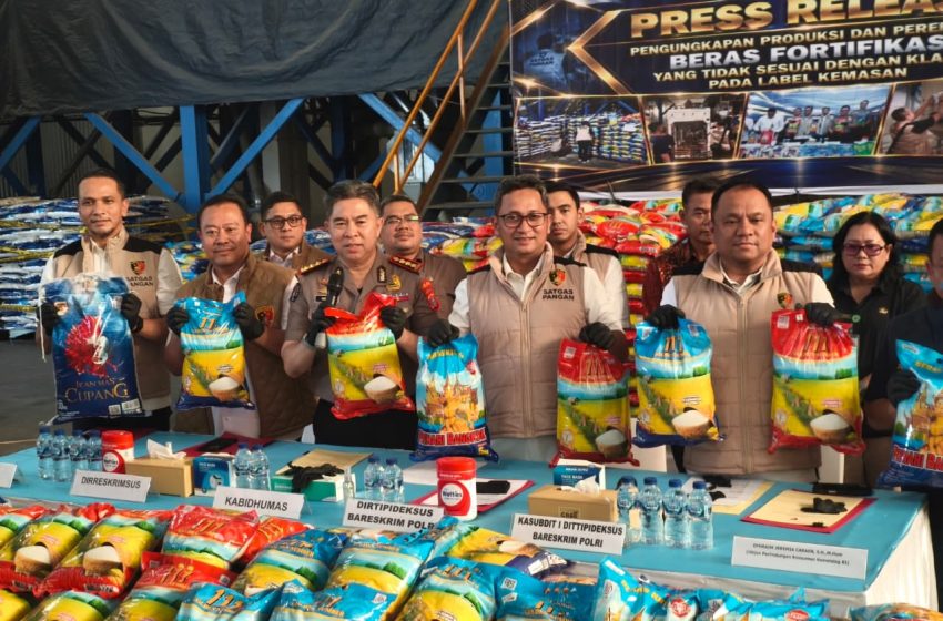  Bareskrim Polri Ungkap Dugaan Kecurangan Beras Fortifikasi 525 Ton di Kabupaten Deli Serdang