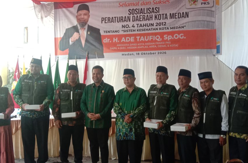  Ade Taufiq Sosialisasikan Perda SKK ke Pengurus Muhammadiyah Medan : Jangan Ada Diskriminasi Dalam Pelayanan Kesehatan