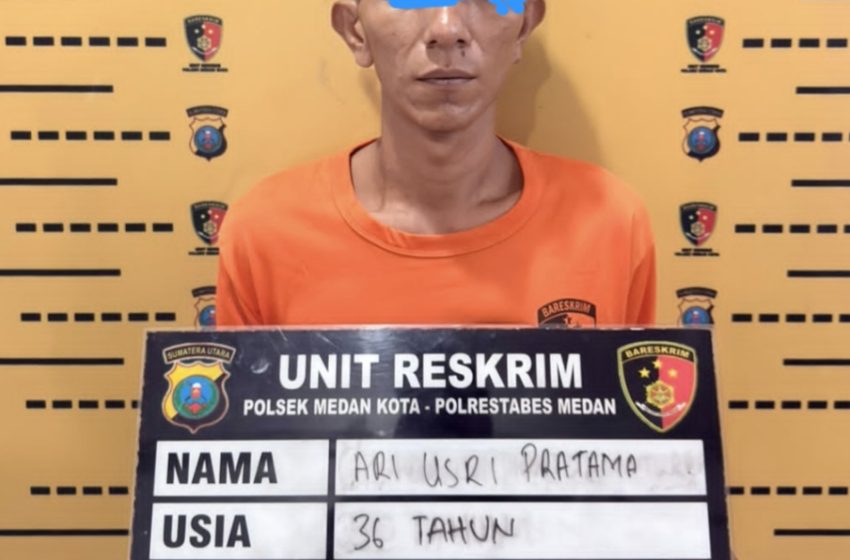  Polsek Medan Kota Ringkus Seorang Residivis Pelaku Curat di Jalan Tenis